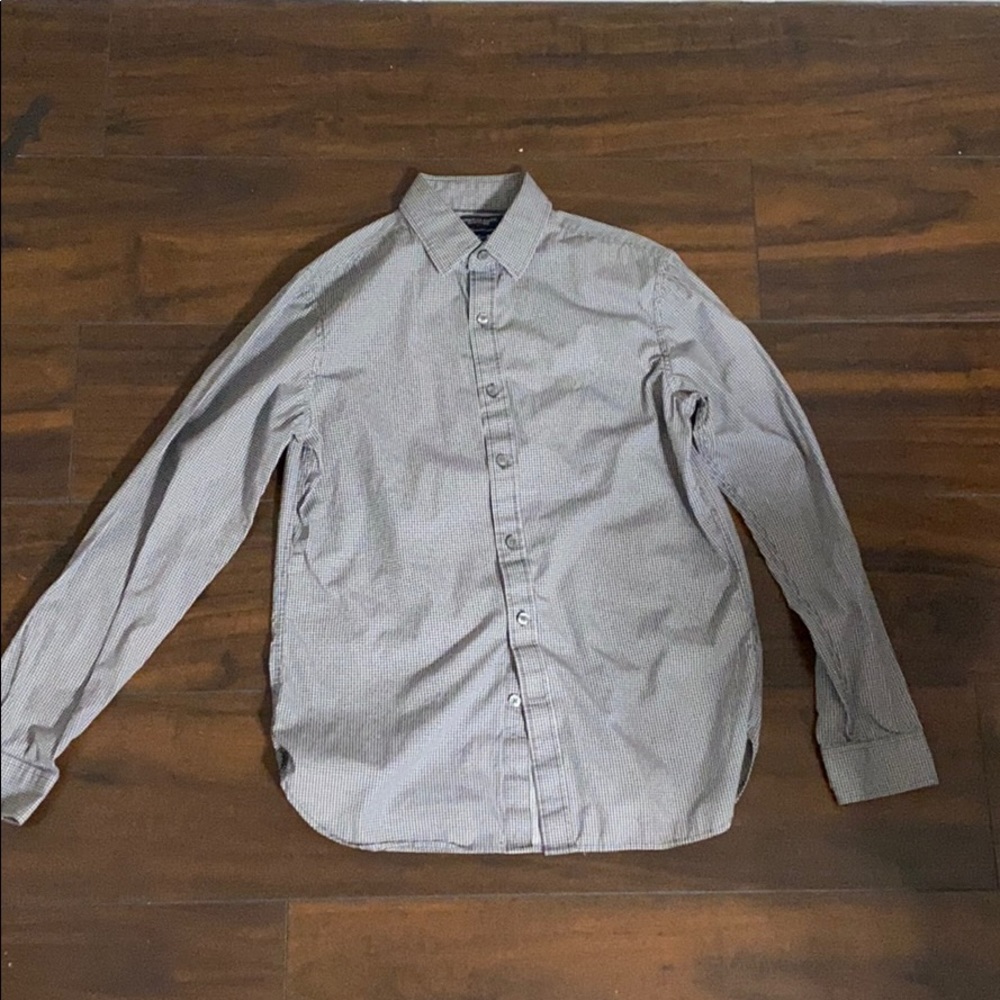 American Eagle Grey Long-Sleeve Shirt